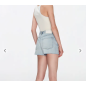 7 FOR ALL MANKIND MONROE SHORT POOLSIDE WITH DISTRESSED HEM