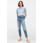 7 FOR ALL MANKIND  MALIA LUXE VINTAGE DREAM TIME WITH RAW CUT HEM